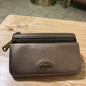 Fossil Bronze Leather Wallet